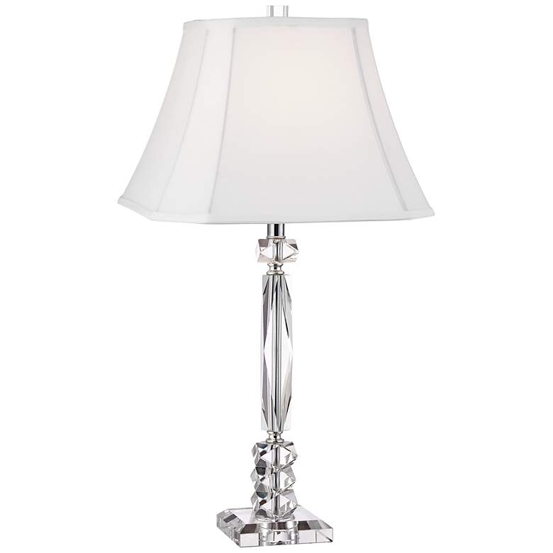 Column Cut Crystal Table Lamp by Vienna Full Spectrum