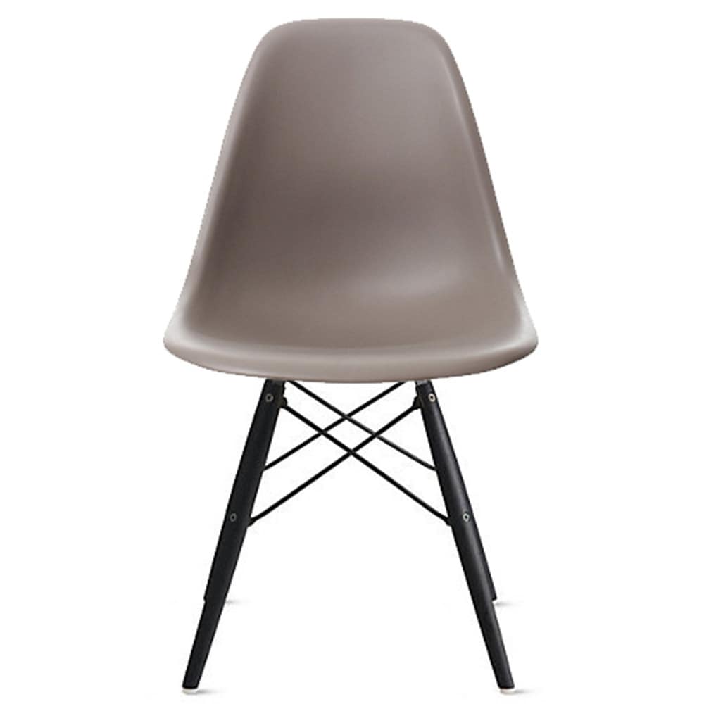 Designer Plastic Eiffel Chairs Black Wood Wire Legs Dining Armless With Back Desk Accent Living Room Side Kitchen