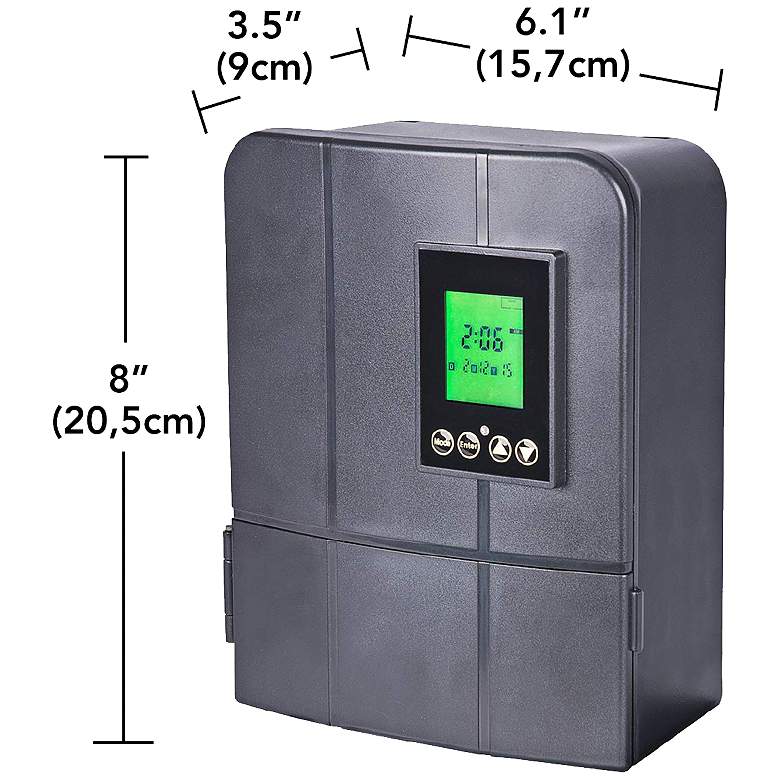 300 Watt Plug-In Low Voltage Landscape Transformer with Photocell and Timer