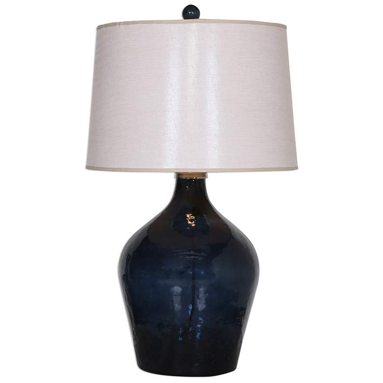 Lamone Midnight Blue Glass Lamp