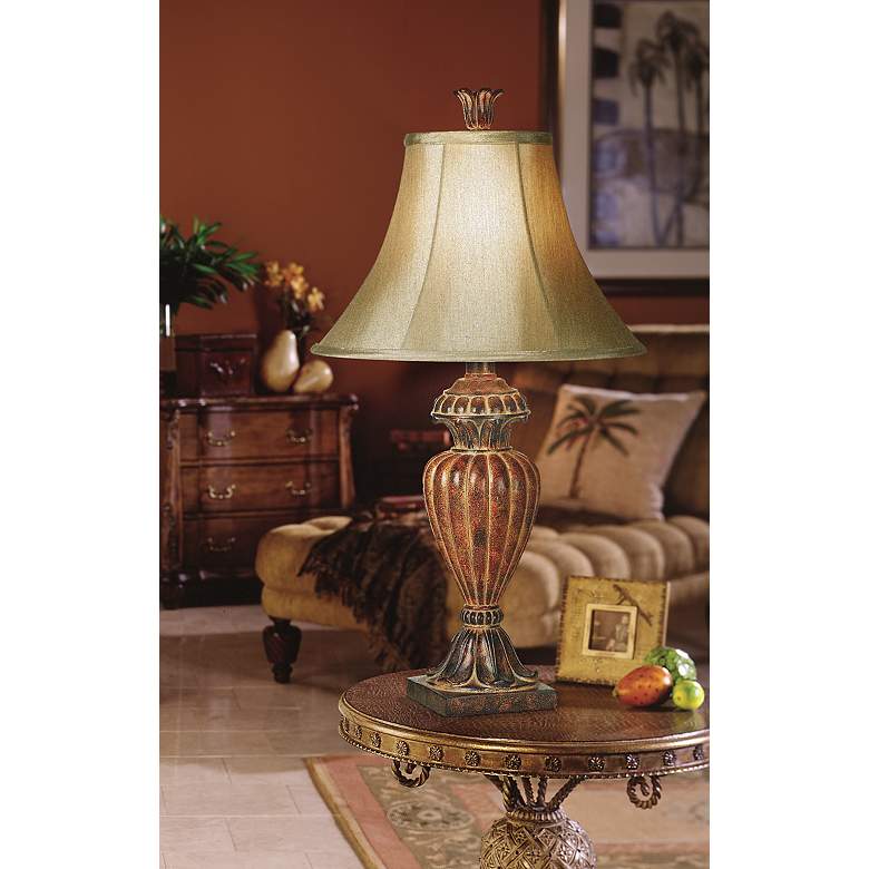 Traditional Bronze Finish Urn Table Lamp by Regency Hill