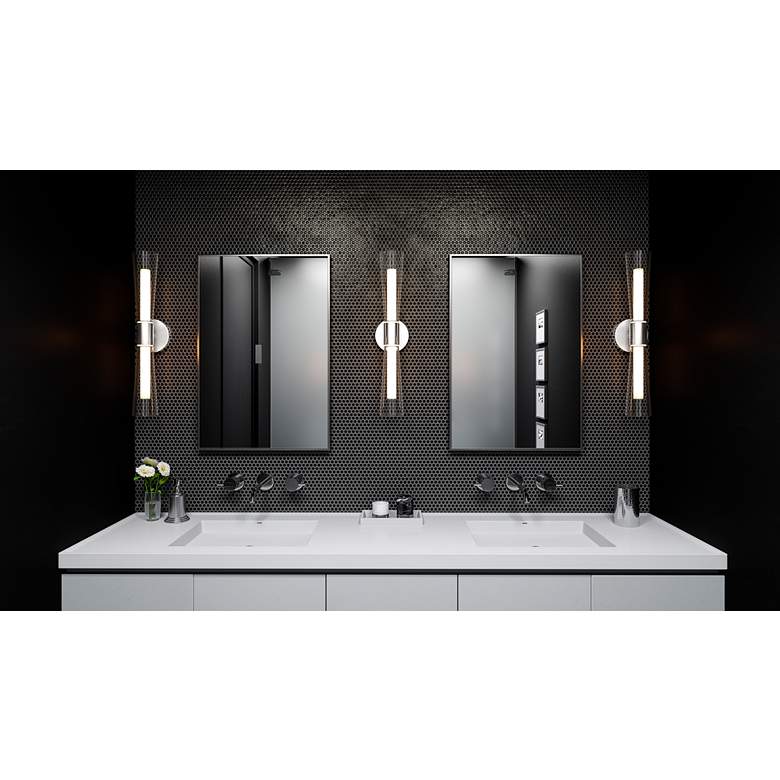 Quoizel Amara 22" Wide Polished Chrome LED Bath Light
