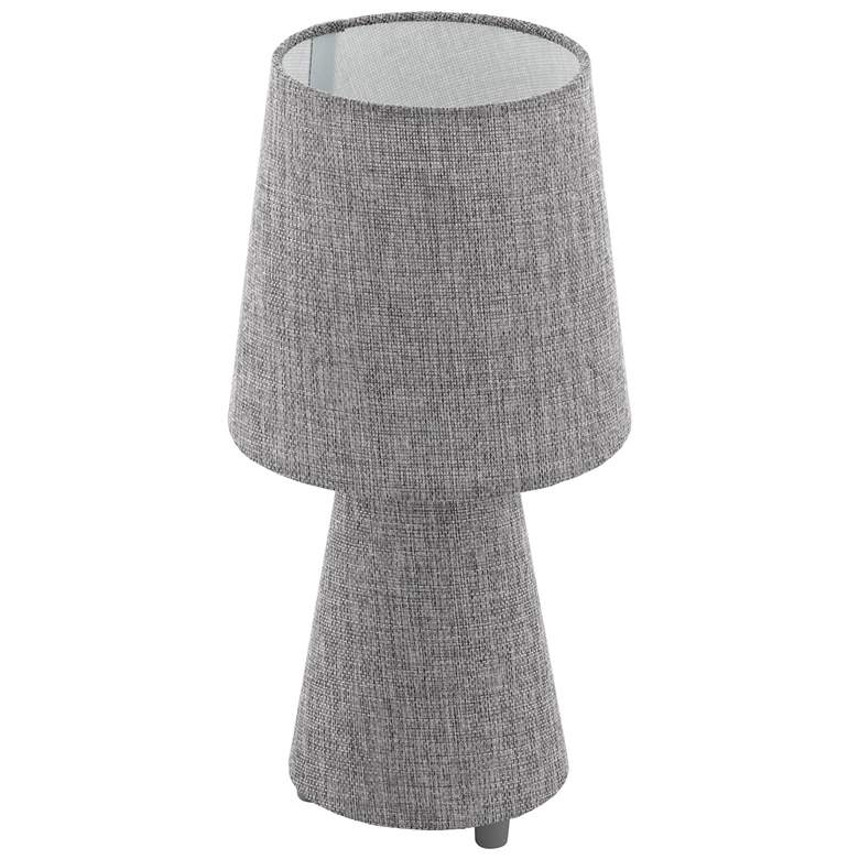 Carpara - 2-Light table Lamp - Grey Fabric