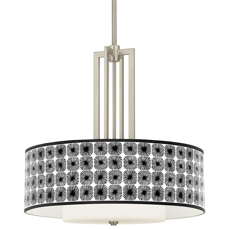 Carey 24" Brushed Nickel 4-Light Chandelier