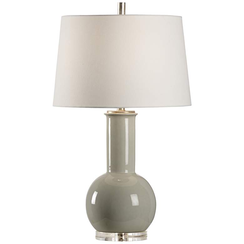 Dharma Sage Green Glaze Ceramic Table Lamp