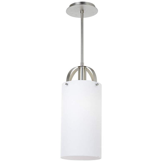 Micha 7" Wide Brushed Nickel Mini Pendant Light