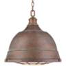 Bartlett 16 1/2" Wide French White Pendant Light