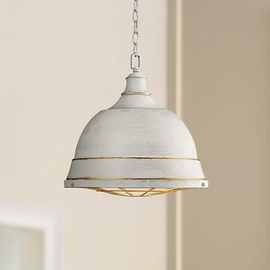 Bartlett 16 1/2" Wide French White Pendant Light