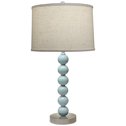 Charlotte Gloss Light Blue Metal Table Lamp