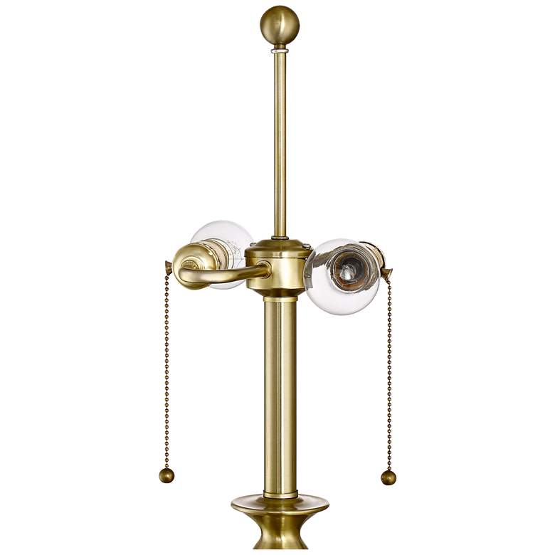 Spenser Brushed Antique Brass Traditional Floor Lamp