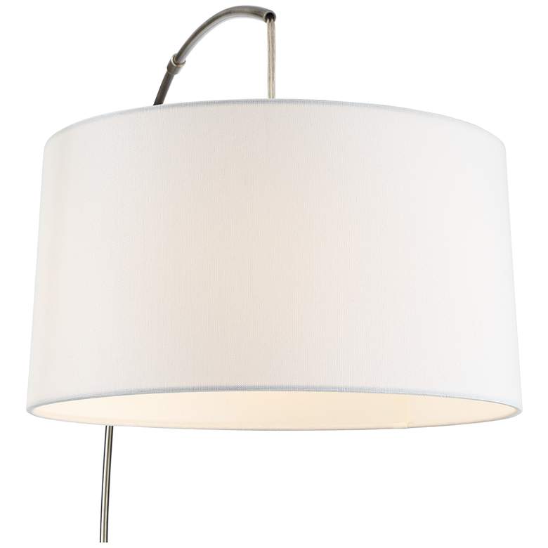 Cora Brushed Nickel Arc Floor Lamp