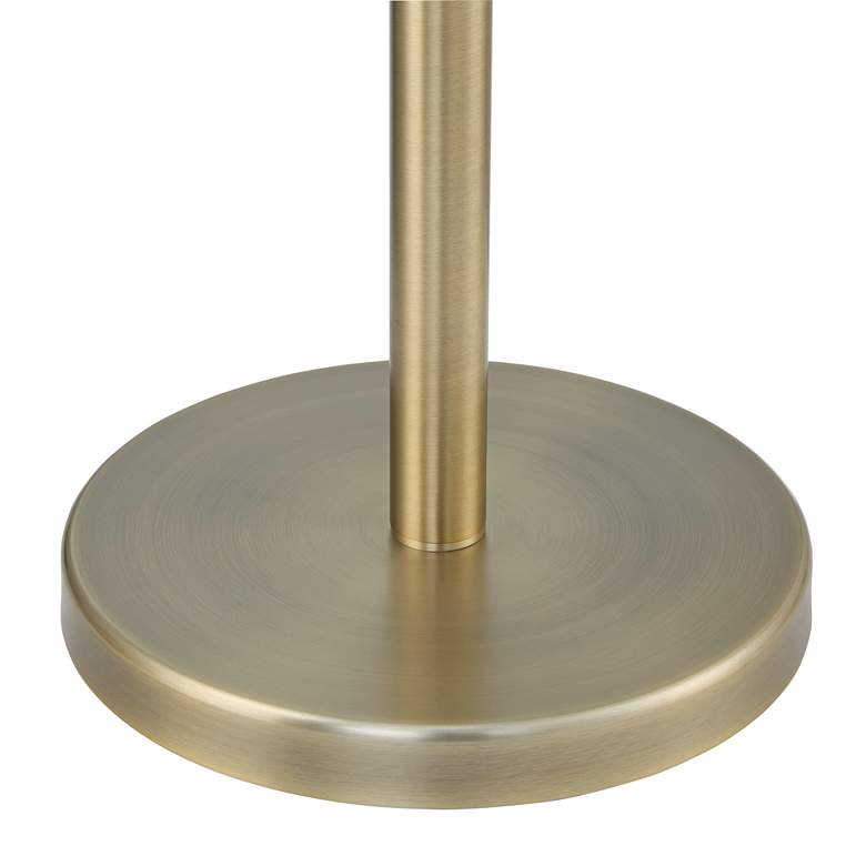 Possini Euro Canasta Trac Tree Floor Lamp Satin Brass