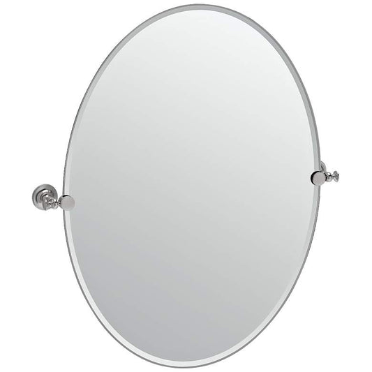 Gatco Tavern Large Nickel 28 1/2" x 32" Wall Mirror