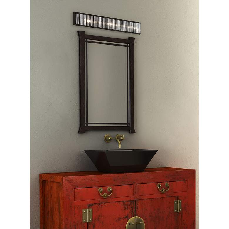 Braxton Collection 28" Wide Aged Bathroom Light