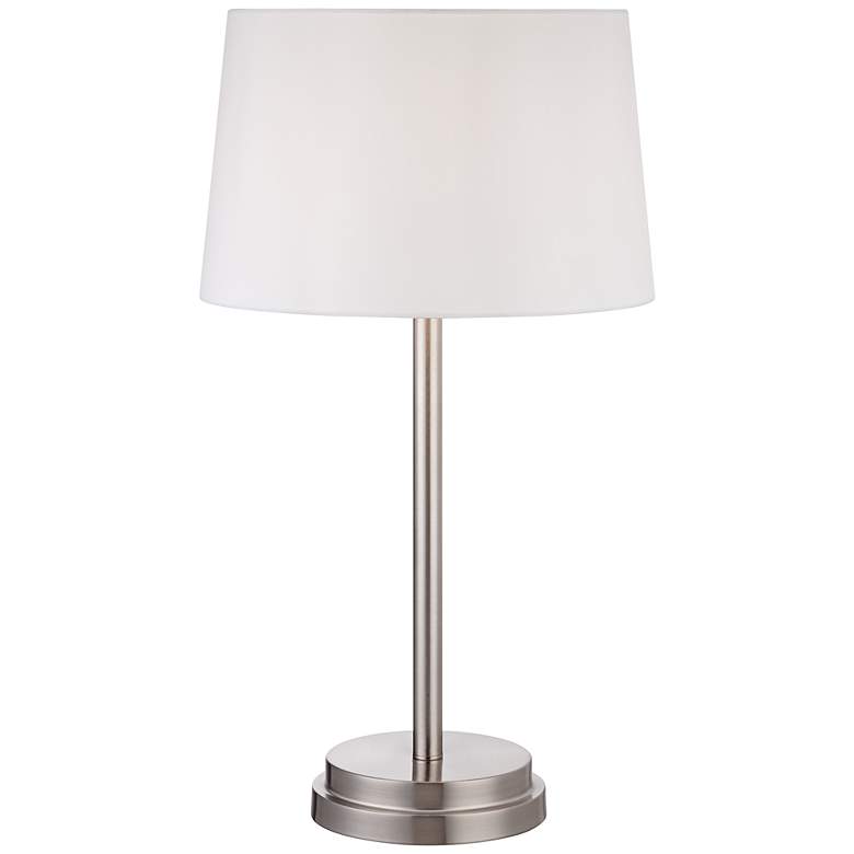 Elroy Modern  High Brushed Nickel Table Lamp