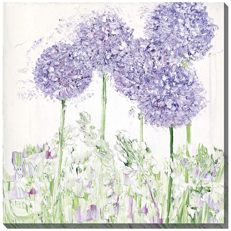 Sweet Simplicity 24" Square Indoor-Outdoor Canvas Wall Art