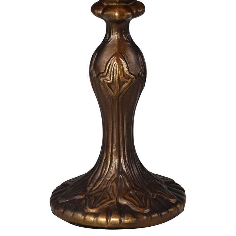 Discovery 14"H Bronze Tiffany-Style Accent Table Lamp