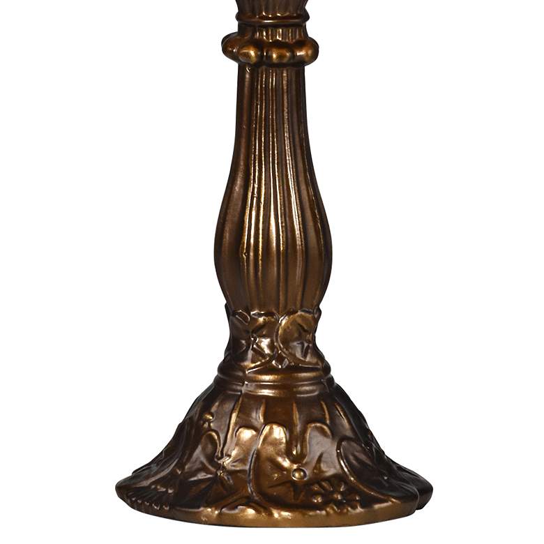 Cape Reinga 15" High Bronze Tiffany-Style Accent Table Lamp