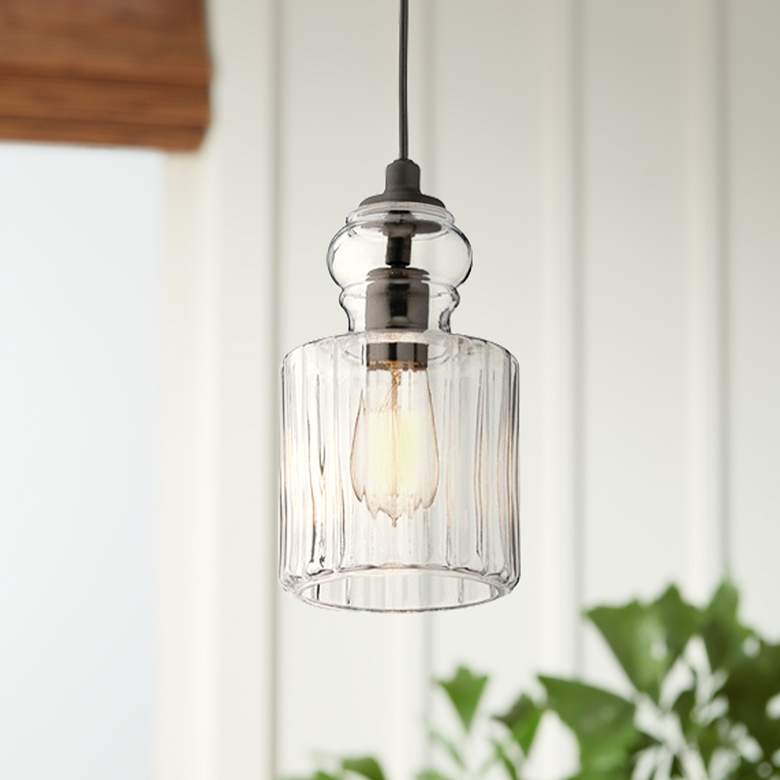 Kichler Riviera 5 3/4" Wide Oiled Mini Pendant