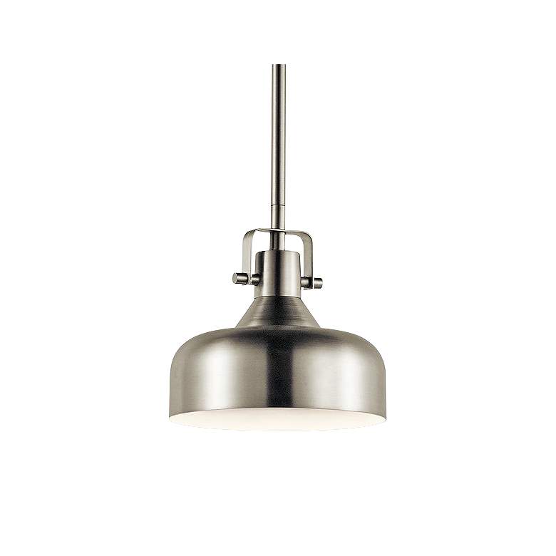 Kichler Intex 7" Wide Brushed Nickel LED Mini Pendant