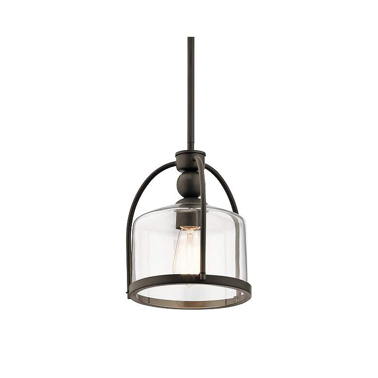 Kichler Omerta 9 1/2" Wide Oiled Bronze Mini Pendant