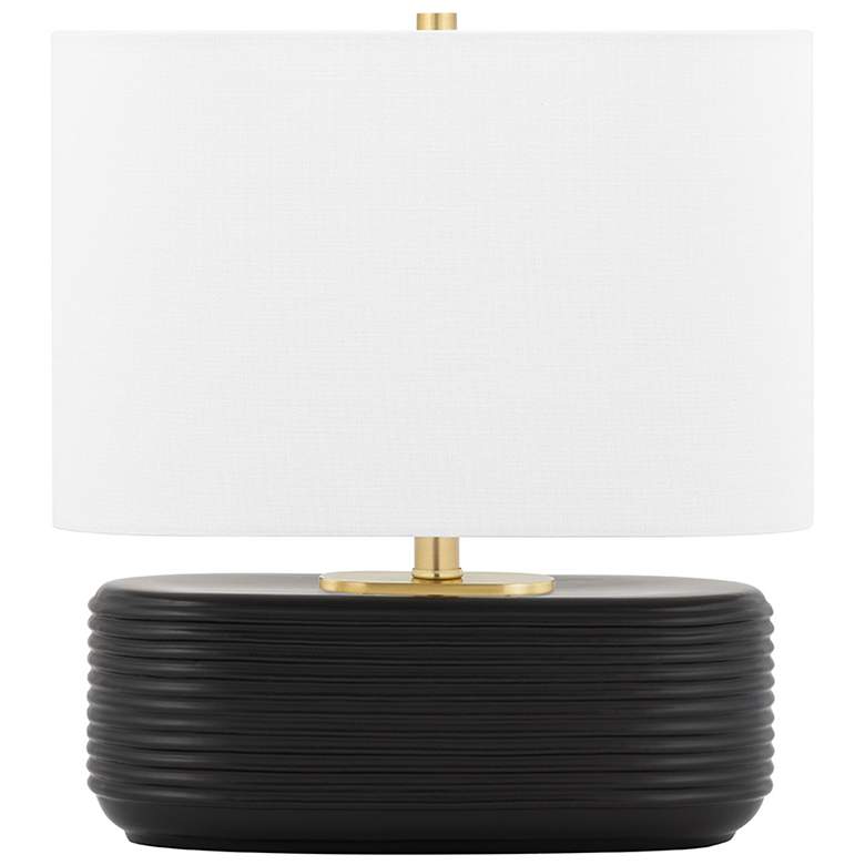 Janel 1 Light Table Lamp Blk