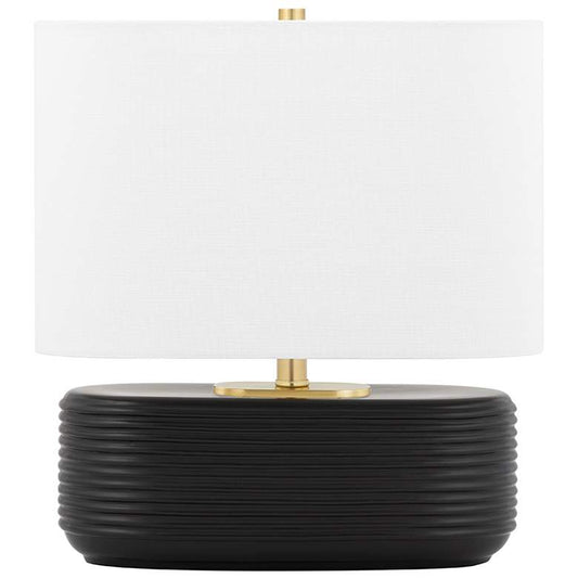 Janel 1 Light Table Lamp Blk