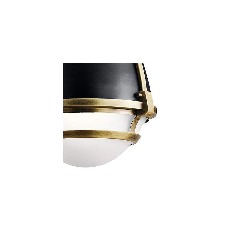 Kichler Ayra 10" Wide Natural Brass Mini Pendant