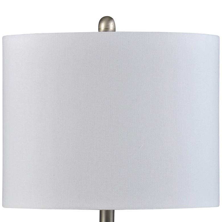 Delevan Navy Blue Glass Table Lamp