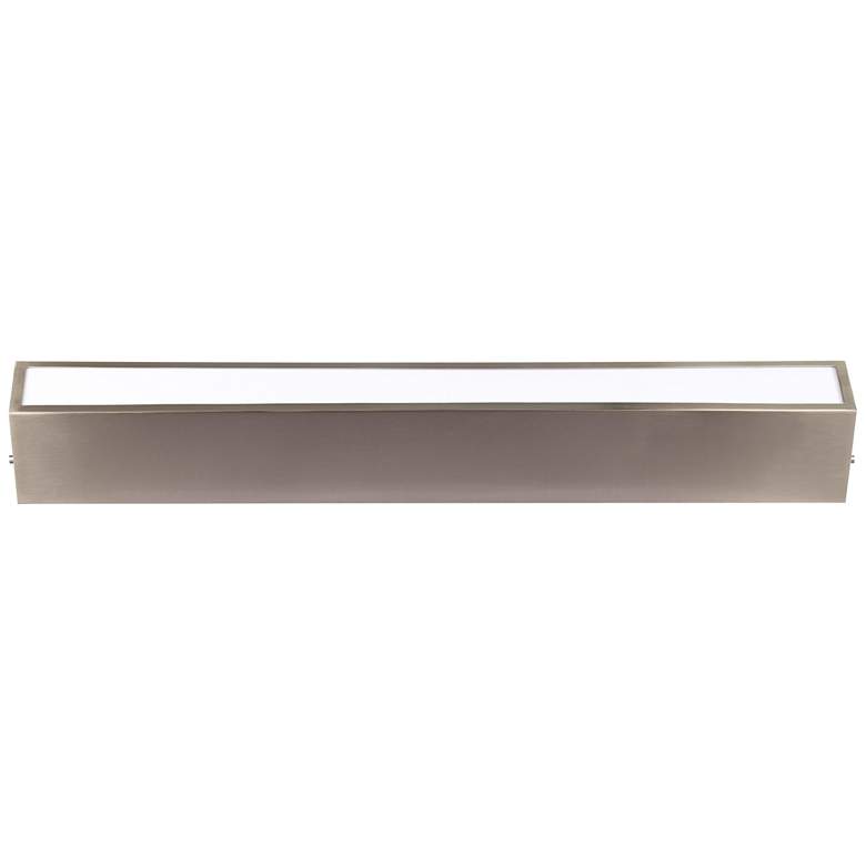Shield 30" Wide Brushed Nickel Vanity Bath Bar
