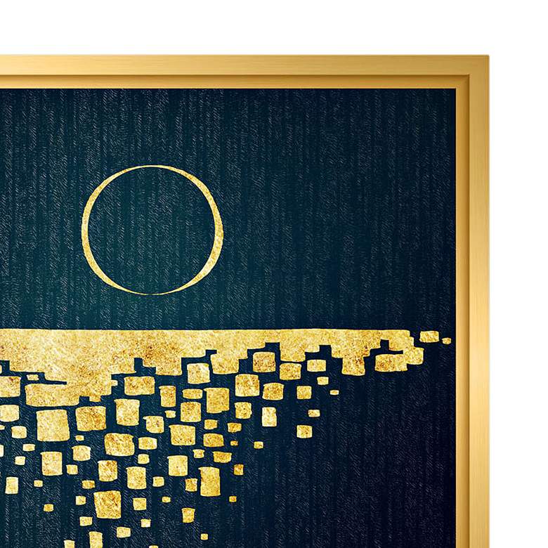 Moon Rising Framed Canvas Wall Art