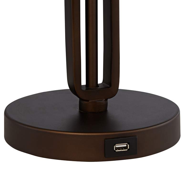 Samuel Mica Shade USB Desk Lamps - Set of 2