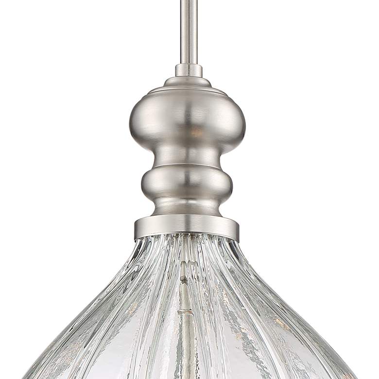 Houten 11 1/2"W Brushed 3-Light Cluster Mini Pendant