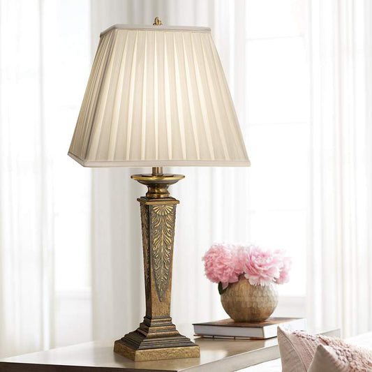 Anna Amber Tortoise Shell Table Lamp