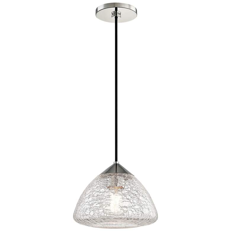 Mitzi Maya 9" Wide Polished Nickel Mini Pendant