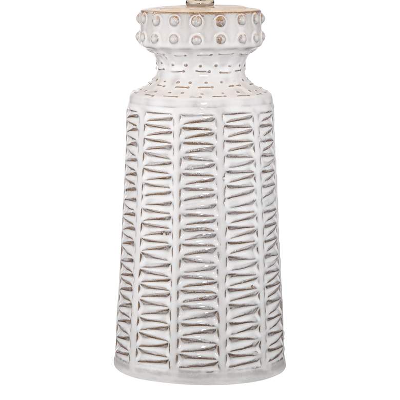 Helene Cream White Ceramic Table Lamp