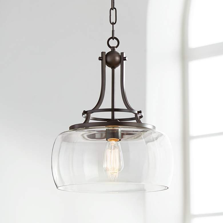 Charleston 13 1/2" Wide Brushed LED Pendant Light