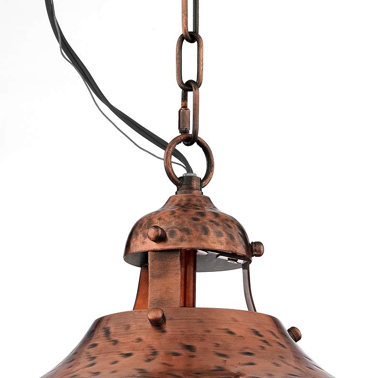 Essex 16" Wide Dyed Metal Pendant Light