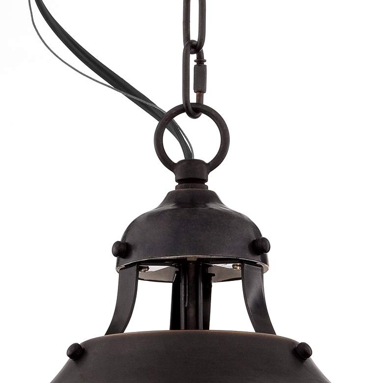 Essex 16" Wide Dyed Metal Pendant Light