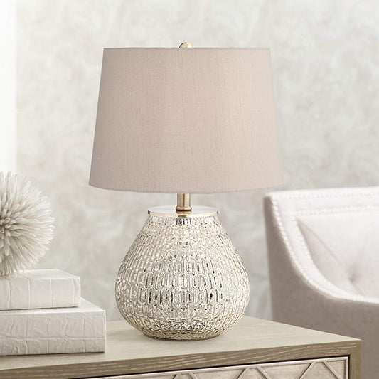 Zax Mercury Glass Table Lamp