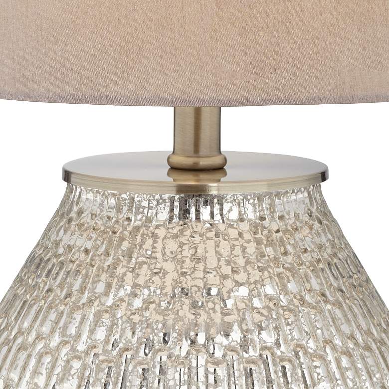 Zax Mercury Glass Table Lamp