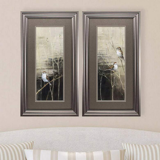 Sparrows Dusk 2-Piece 29" High Wall Art Set