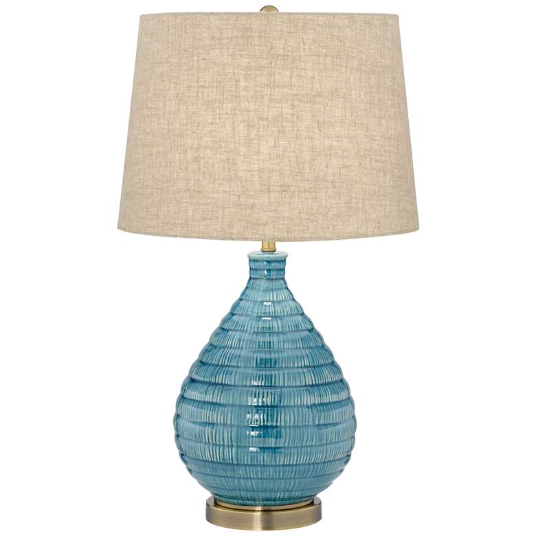 Kayley Blue Ceramic Table Lamp