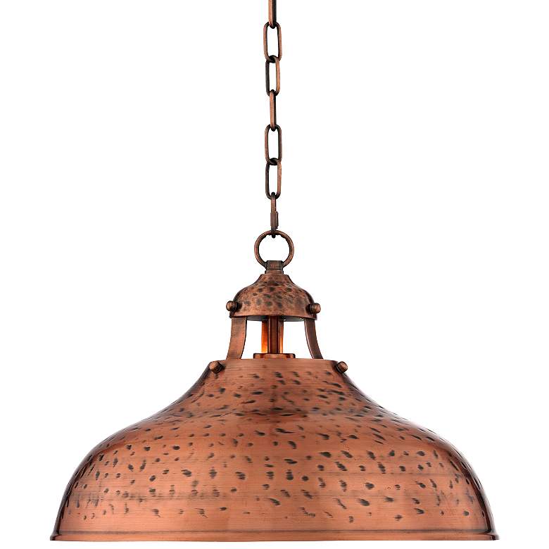Essex 16" Wide Dyed Metal Pendant Light