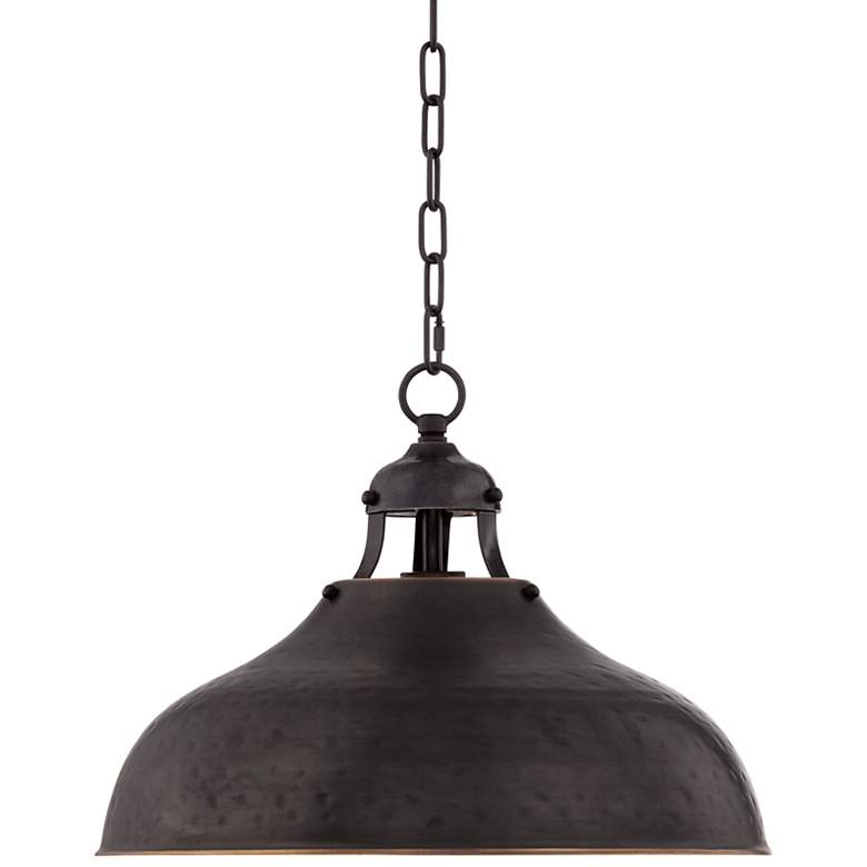 Essex 16" Wide Dyed Metal Pendant Light