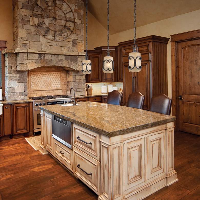 Madera Collection 5" Wide Black Iron Mini Pendant