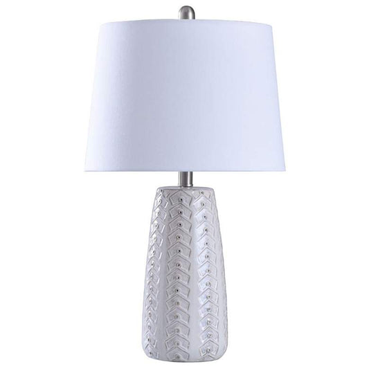 Shannon Table Lamp - Off White - Oatmeal