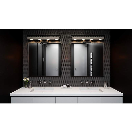 Quoizel Winnett 32" Wide Matte Black LED Bath Light