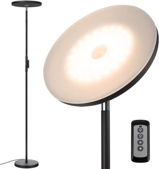 Bright Floor Lamps-Tall Standing Pole Light with Remote & Touch Control