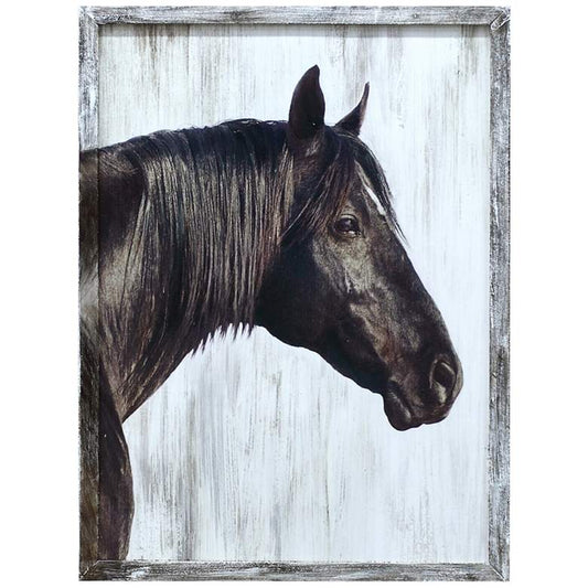 Crestview Collection Duke 24" High Framed Canvas Wall Art